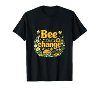 Gráfico Bee The Change Plant Parent Cottagecore Bee Camiseta