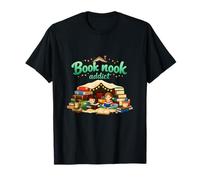 Gráfico Book Nook Addict Cozy Reading Fort Camiseta