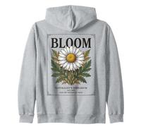 Gráfico botánico de Margaritas de Flores de herbario Antiguo Sudadera con Capucha