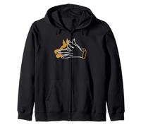 Gráfico Brown Feed The Wolf Within Brown Sudadera con Capucha