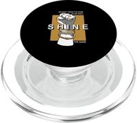 Gráfico Brown We Don't Grind/Shine The Same Brown PopSockets PopGrip para MagSafe