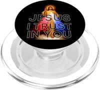 Gráfico católico de 3 pulgadas de Jesús, Confío en ti, Divina Misericordia PopSockets PopGrip para MagSafe