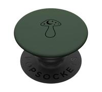 Gráfico Celestial de Luna Creciente de Hongos brujos PopSockets PopGrip Adhesivo