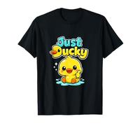 Gráfico con el Pulgar hacia Arriba de Just Ducky Kawaii Chibi Duck Camiseta