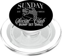 Gráfico con la Sonrisa del Sunday Club Volleyball Bump Set PopSockets PopGrip para MagSafe