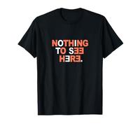 Gráfico Coral Color Nothing To See Here Coral Camiseta