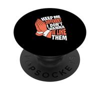 Gráfico Coral Color Pray To Be Different Coral PopSockets PopGrip Adhesivo