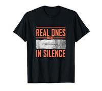 Gráfico Coral Color Real Ones Move In Silence Camiseta