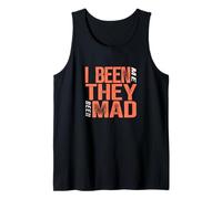Gráfico Coral Color They Mad I Been Me Camiseta sin Mangas