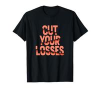 Gráfico Coral Cut Your Losses en Color Coral Camiseta