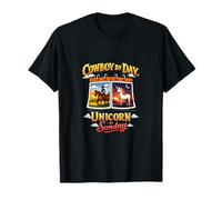 Gráfico Cowboy by Day Unicorn de Sunday Equestrian Camiseta