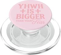 Gráfico Cristiano de YHWH es más Grande Que tu Miedo PopSockets PopGrip para MagSafe