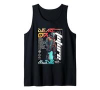 Gráfico Cyberpunk del Futuro Muerto o Vivo Camiseta sin Mangas