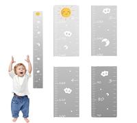 Gráfico De Altura Para Niños - Gráfico De Pared De Altura Para Niños | Reflejes Gráficos De Crecimiento | Gráfico De Crecimiento Personalizado Para Niños | Mirones De Rompecabezas Gráficos De Crecimie