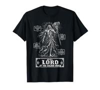 Gráfico de anatomía de Fractured Boss: Plano de Juego de Dark Fantasy Camiseta