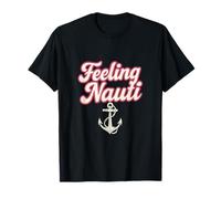 Gráfico de ancla retro vintage de Feeling Nauti Camiseta