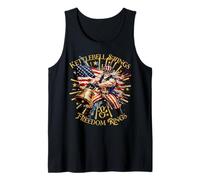 Gráfico de Anillos Freedom Swings del tío Sam de 1776 Camiseta sin Mangas