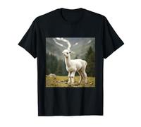Gráfico de Animales Baby Alpaca Mountain Meadow Camiseta
