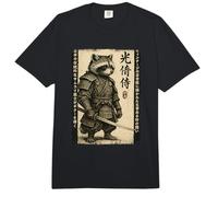Gráfico de Anime para Hombre, Mapache samurái japonés Comfort Colors Adult Heavyweight T-Shirt