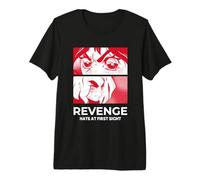 Gráfico de Anime Revenge Hate At First Sight Camiseta Premium