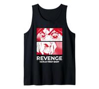 Gráfico de Anime Revenge Hate At First Sight Camiseta sin Mangas