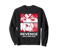 Gráfico de Anime Revenge Hate At First Sight Sudadera