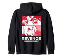 Gráfico de Anime Revenge Hate At First Sight Sudadera con Capucha