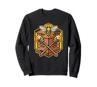 Gráfico de Apicultor de Mascota de Colmena de Abeja de Miel Sudadera