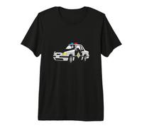 Gráfico de aplicación de la Ley de vehículos de Patrulla de policía Camiseta Premium