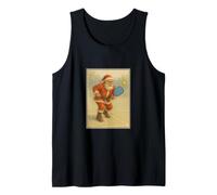 Gráfico de Arte de Papá Noel de los años 50, Vintage, Retro, con diseño de Papá Camiseta sin Mangas