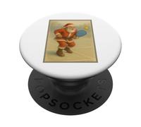 Gráfico de Arte de Papá Noel de los años 50, Vintage, Retro, con diseño de Papá PopSockets PopGrip Adhesivo