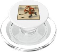 Gráfico de Arte de Papá Noel Retro de los años 50 PopSockets PopGrip para MagSafe