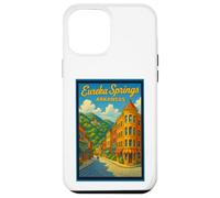 Gráfico de arte retro vintage de Eureka Springs Arkansas AR Carcasa para iPhone 12 Pro Max