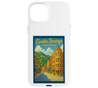 Gráfico de arte retro vintage de Eureka Springs Arkansas AR Carcasa para iPhone 15 Plus