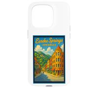 Gráfico de arte retro vintage de Eureka Springs Arkansas AR Carcasa para iPhone 15 Pro