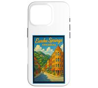 Gráfico de arte retro vintage de Eureka Springs Arkansas AR Carcasa para iPhone 16 Pro