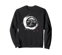 Gráfico de Arte Zen con Forma de bonsái Enso Circle Sudadera