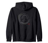 Gráfico de Arte Zen con Forma de bonsái Enso Circle Sudadera con Capucha