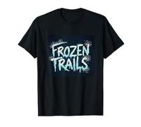 Gráfico de Aventura de Frozen Trails para un Toque Invernal Camiseta