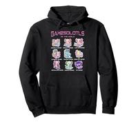 Gráfico de Axolotl de Gamesolotls of The World Cute Gamer Sudadera con Capucha