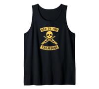 Gráfico de Bad To The Trombone Pun Skull Camiseta sin Mangas