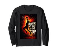 Gráfico de Baloncesto Machacando mi Camino a la Cima Manga Larga