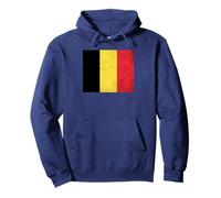 Gráfico de bandera de Bélgica para hombres, mujeres y niños Sudadera con Capucha