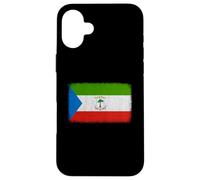 Gráfico de bandera de Guinea Ecuatorial para hombres, mujeres y niños Carcasa para iPhone 16 Plus
