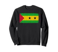 Gráfico de bandera de Santo Tomé y Príncipe para hombres, mujeres y niños Sudadera