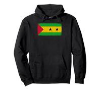 Gráfico de bandera de Santo Tomé y Príncipe para hombres, mujeres y niños Sudadera con Capucha