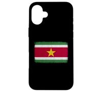 Gráfico de bandera de Surinam para hombres, mujeres y niños Carcasa para iPhone 16 Plus