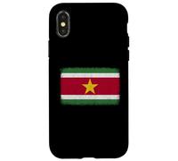 Gráfico de bandera de Surinam para hombres, mujeres y niños Carcasa para iPhone X/XS