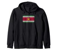 Gráfico de bandera de Surinam para hombres, mujeres y niños Sudadera con Capucha