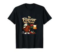 Gráfico de Bandera In Flavor We Trust Steak Salute Spice Camiseta